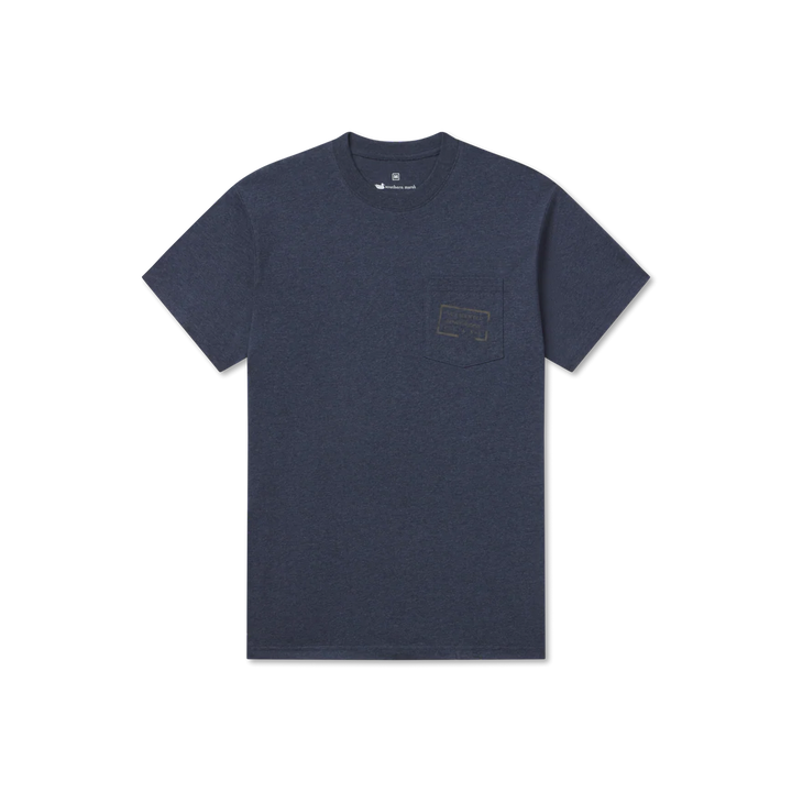 Authentic Tee - Heathered - Washed Lunar Navy