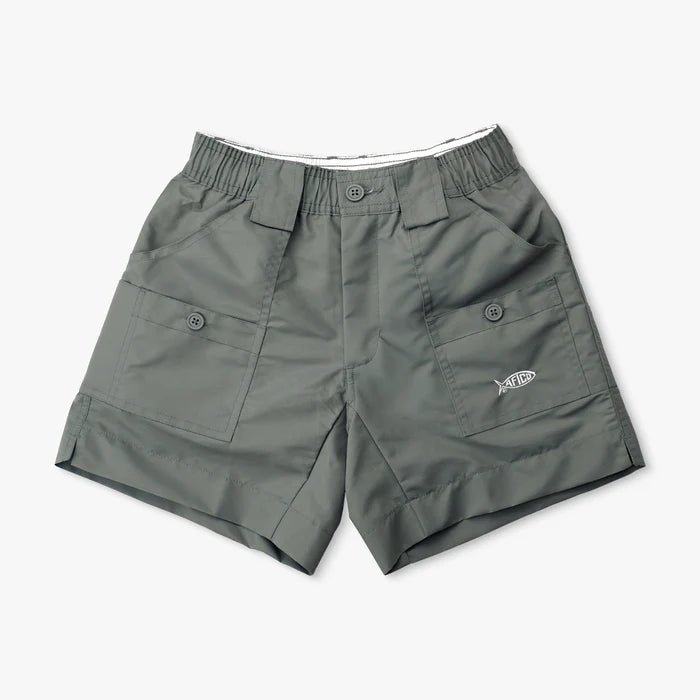 Youth Original Stretch Fishing Short - Charcoal