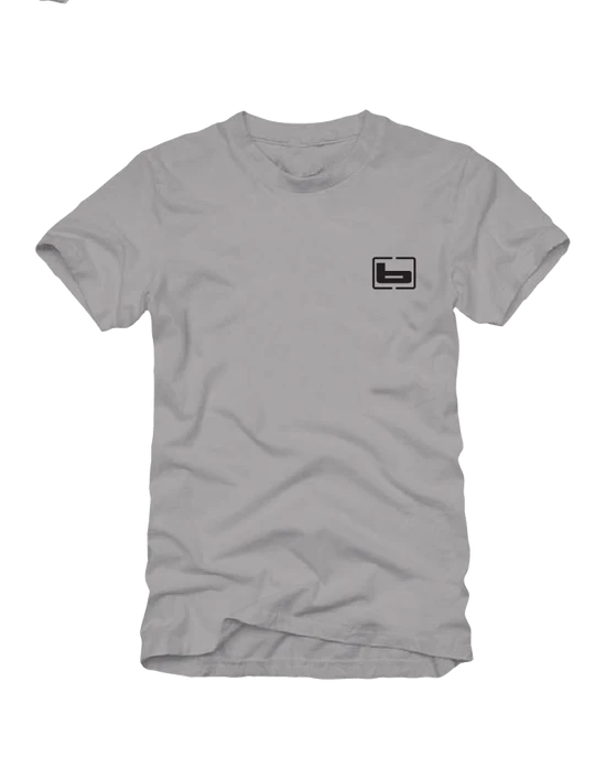 Banded Over/Under T-Shirt - Grey