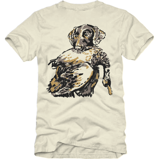Banded Duck Dog Sketch Graphic Hunting T-Shirt