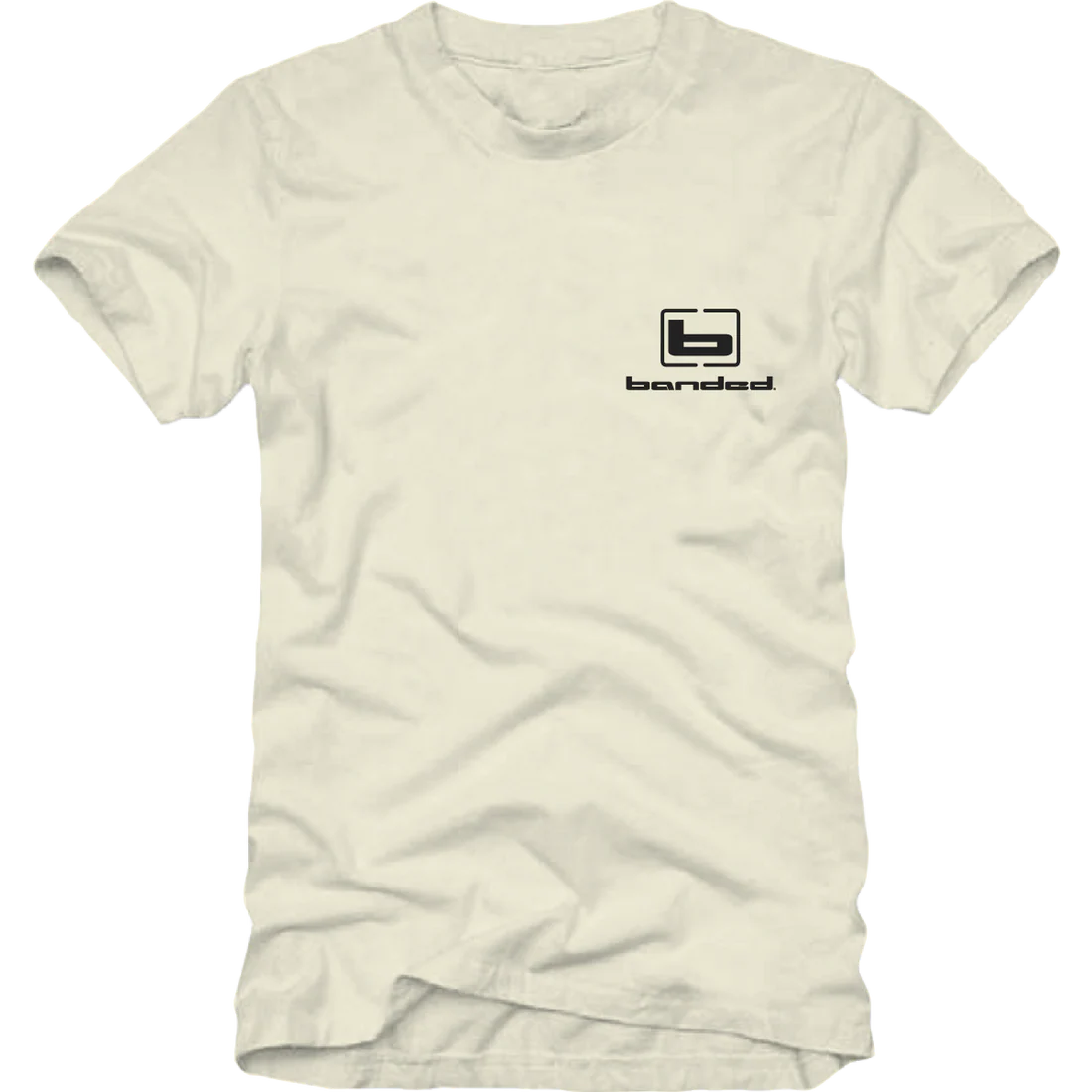 Banded Duck Dog Sketch Graphic Hunting T-Shirt - Ivory