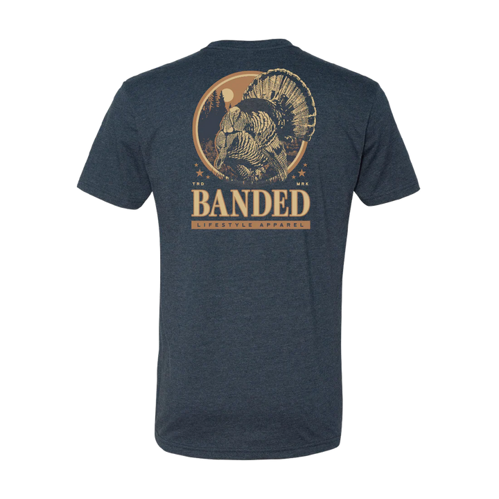 Banded Eastern Turkey T-Shirt - Heather Navy