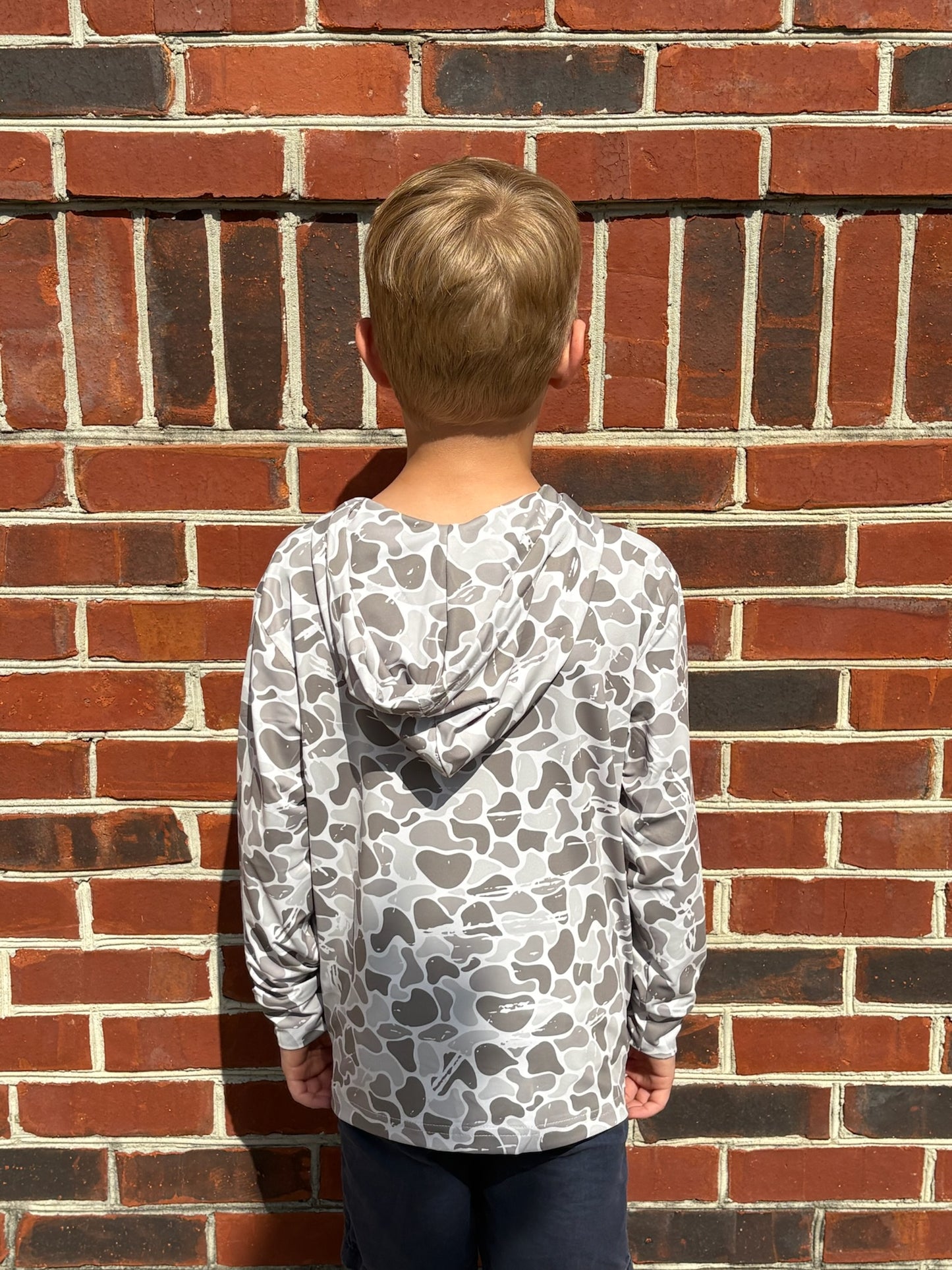 Youth Marsh Camo Performance Hoodie
