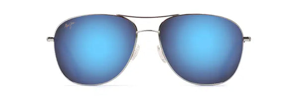 Cliff House Silver Reader w/ Blue Hawaii Lenses