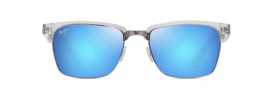Kawika XL Shiny Crystal w/ Blue Hawaii Lenses