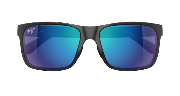 Red Sands XL Matte Black w/ Blue Hawaii Lenses
