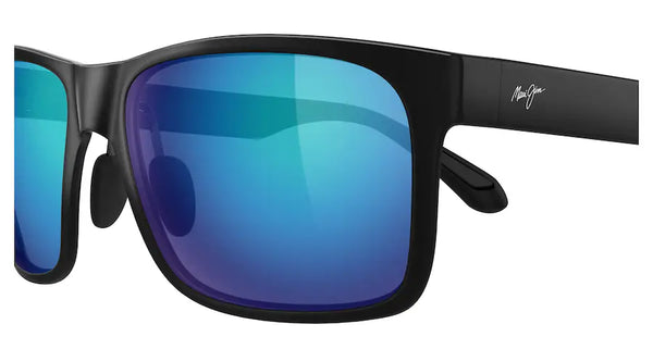 Red Sands XL Matte Black w/ Blue Hawaii Lenses