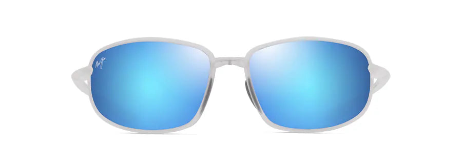 Ho'Okipa Ultra R Lite Matte Crystal w/ Blue Hawaii Lenses