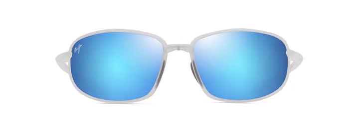 Ho'Okipa Ultra R Lite Matte Crystal w/ Blue Hawaii Lenses