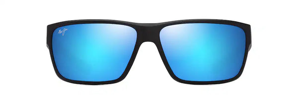 Uila Matte Black w/ Blue Hawaii Lenses