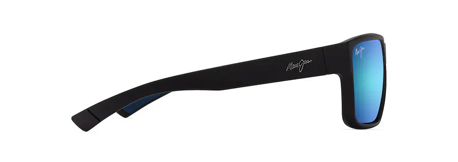 Uila Matte Black w/ Blue Hawaii Lenses