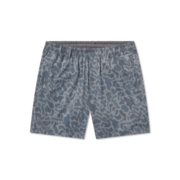 Billfish Lined Performance Short - Light Blue Camo