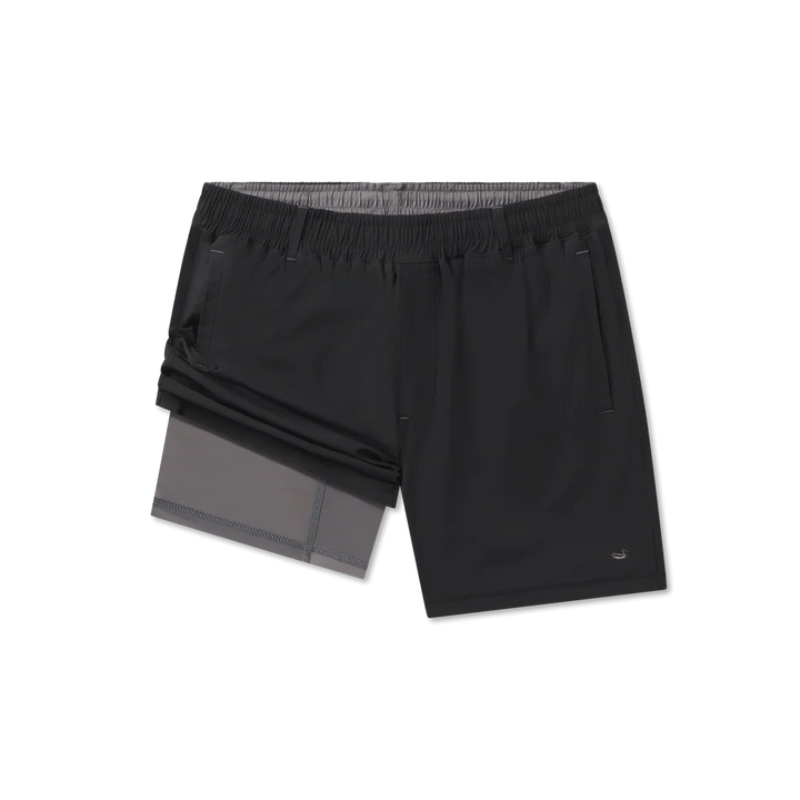 Billfish Lined Performance Short - Black