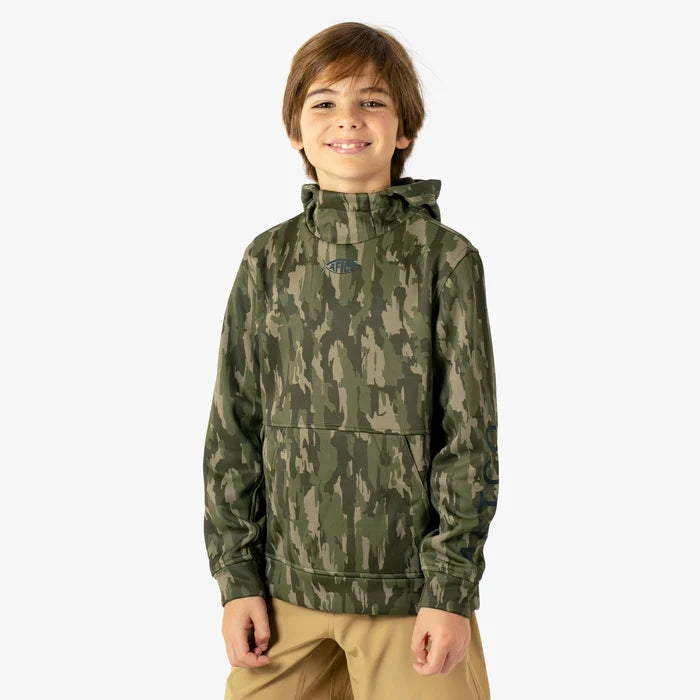 Youth Shadow Tactical Hoodie - Olive Current Camo
