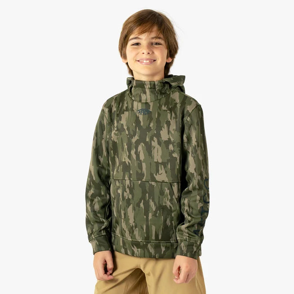 Youth Shadow Tactical Hoodie - Olive Current Camo