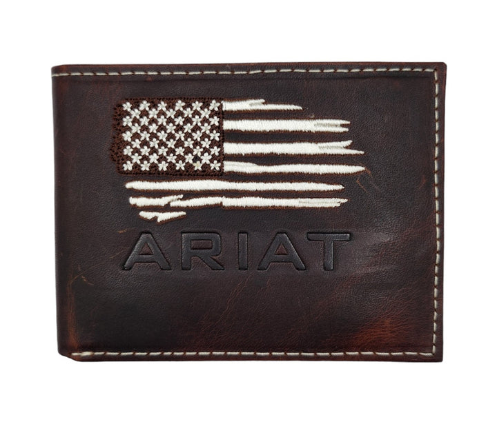 Bifold Distressed American Flag Wallet