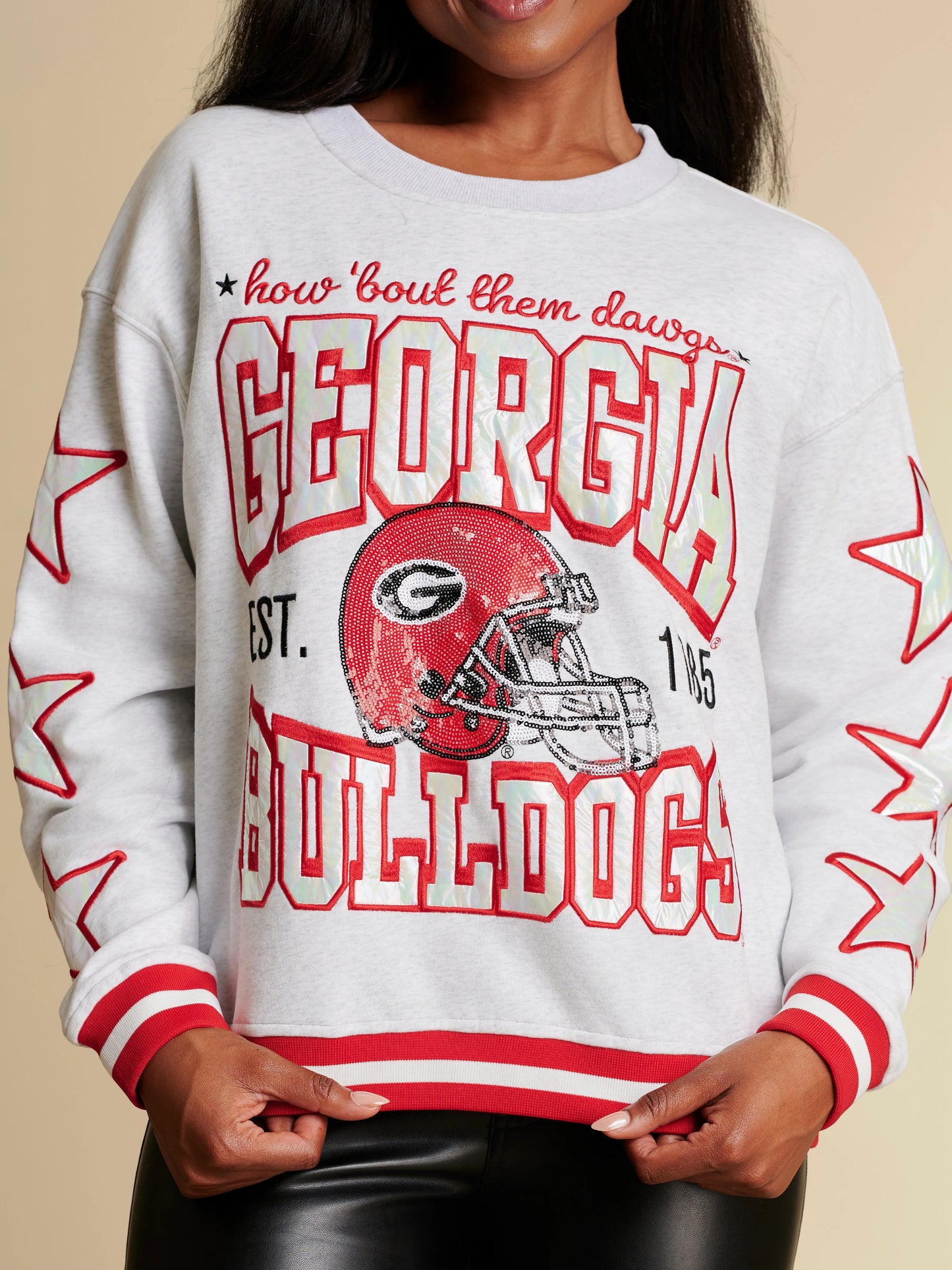 The Hometeam Heathered Crewneck - Georgia