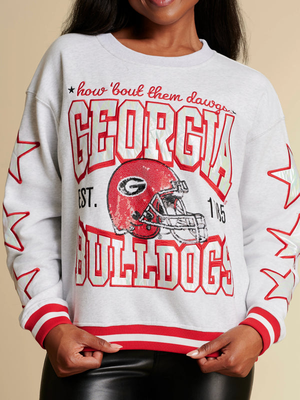 The Hometeam Heathered Crewneck - Georgia