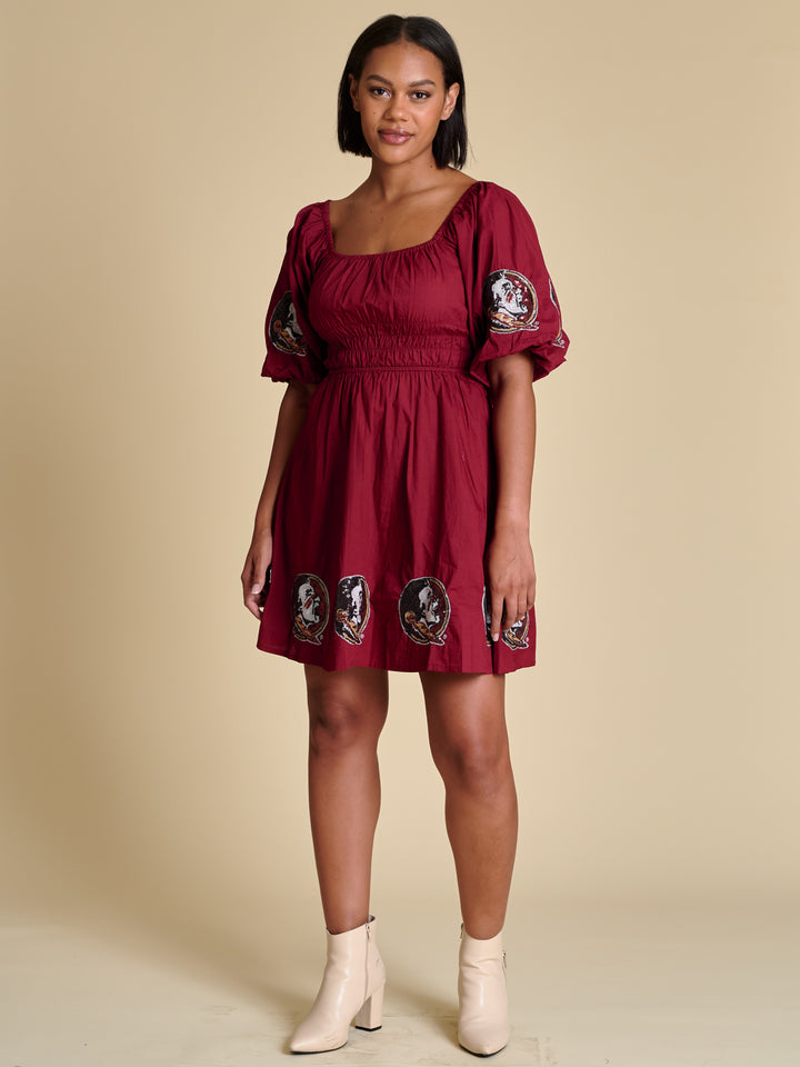 The Puff Sleeve Dress - FSU