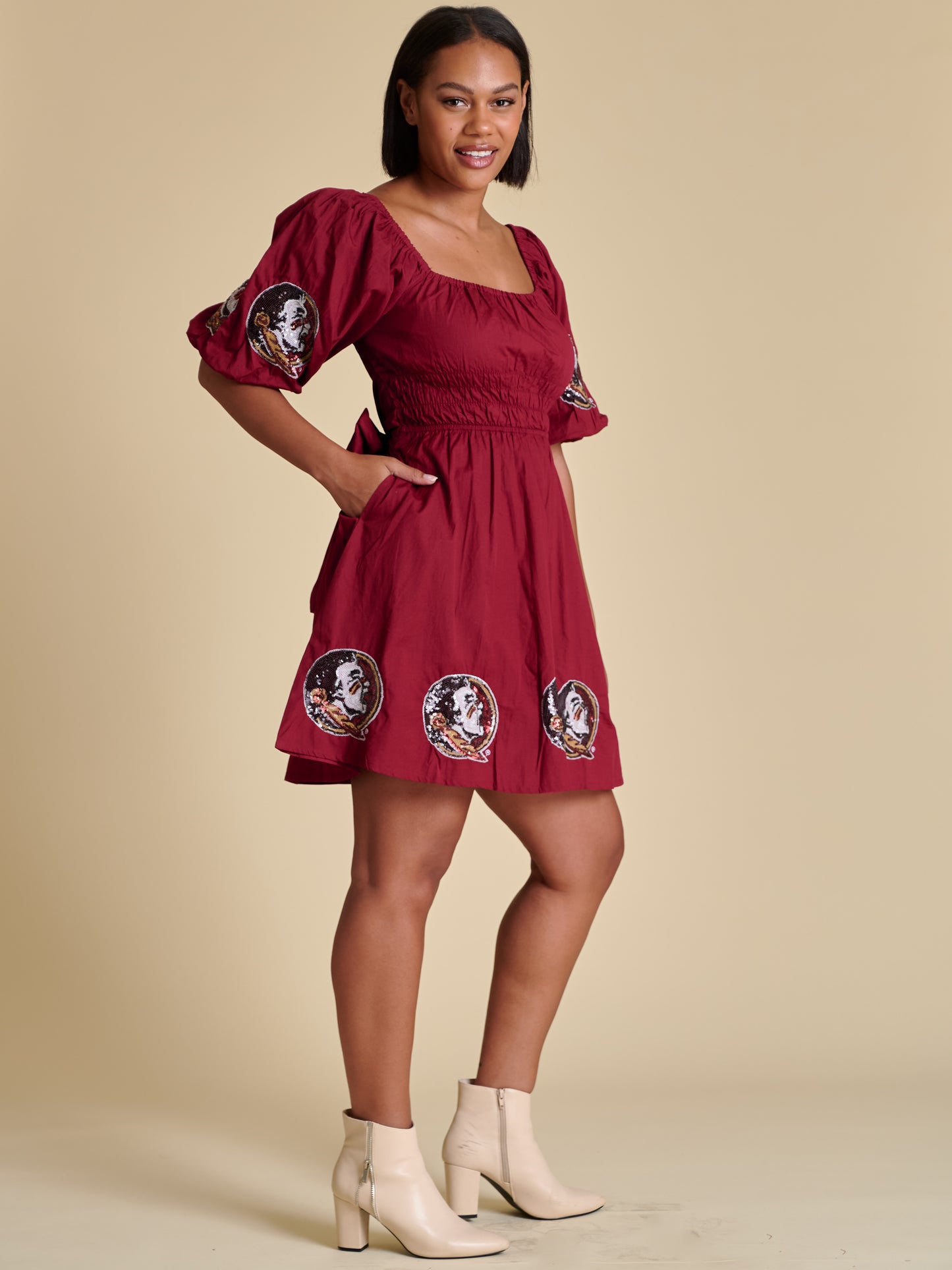The Puff Sleeve Dress - FSU