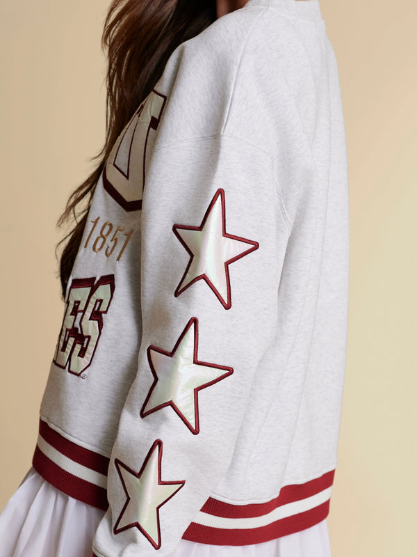 The Hometeam Heathered Crewneck - FSU