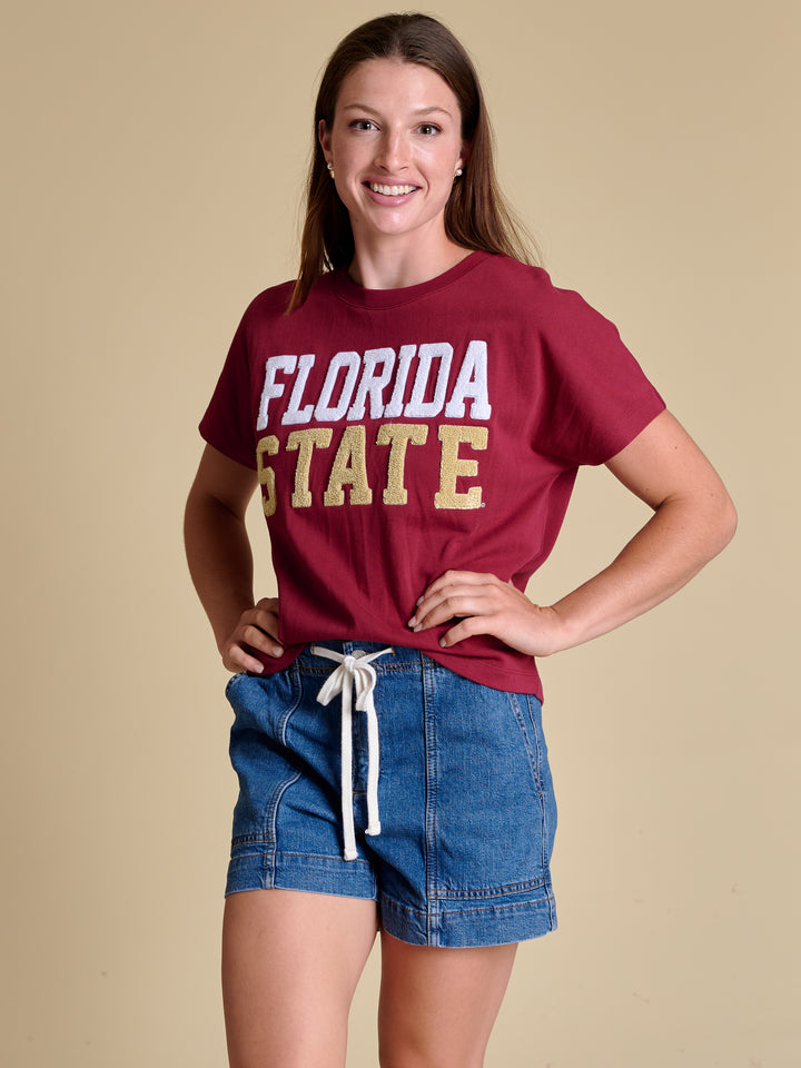 The Boxy Chenille Shirt - FSU