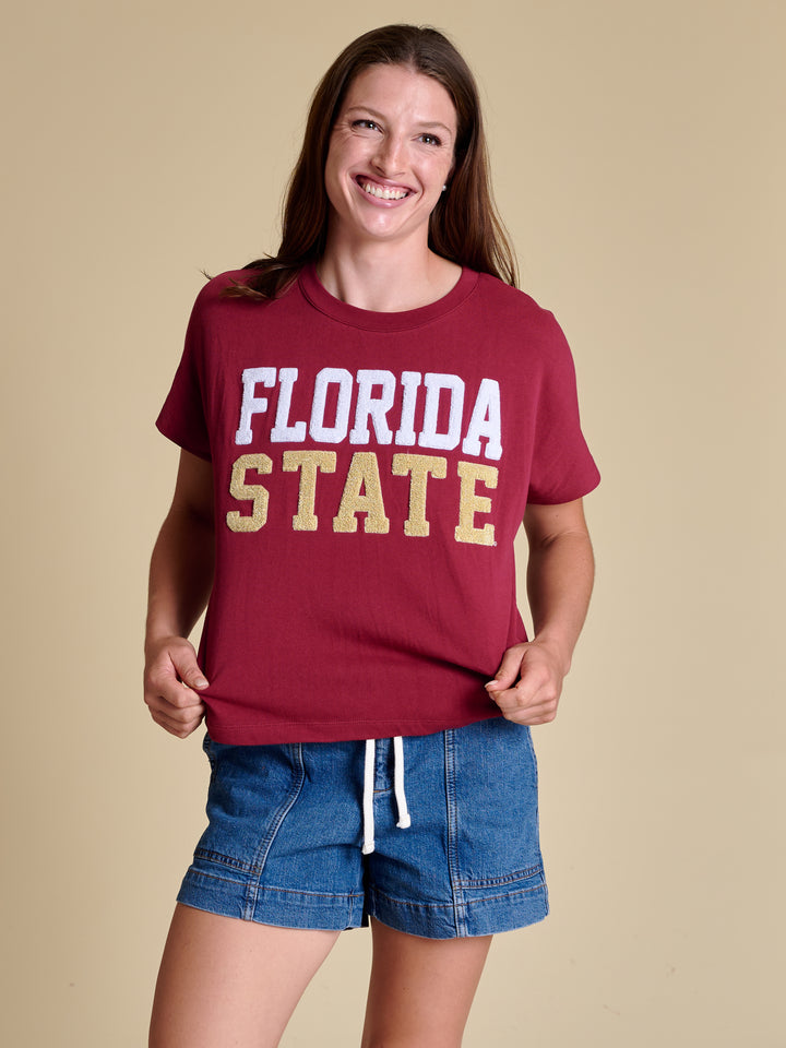 The Boxy Chenille Shirt - FSU