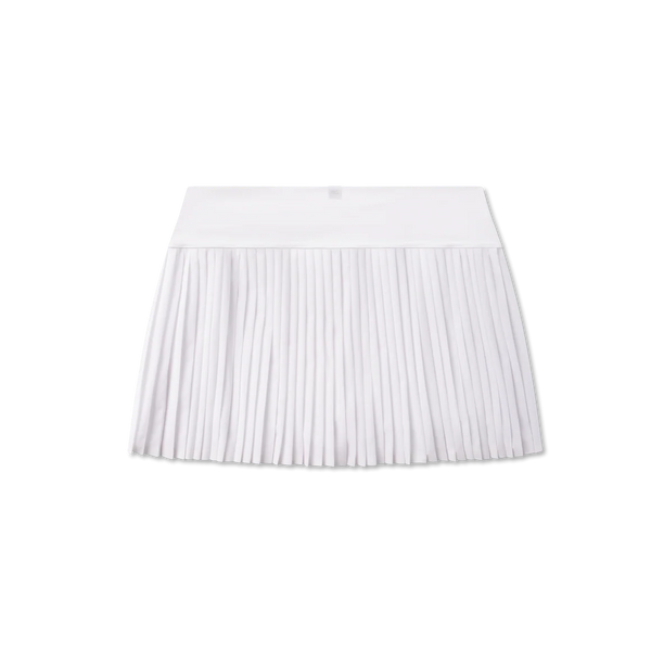 Jane Pleated Active Skirt - White