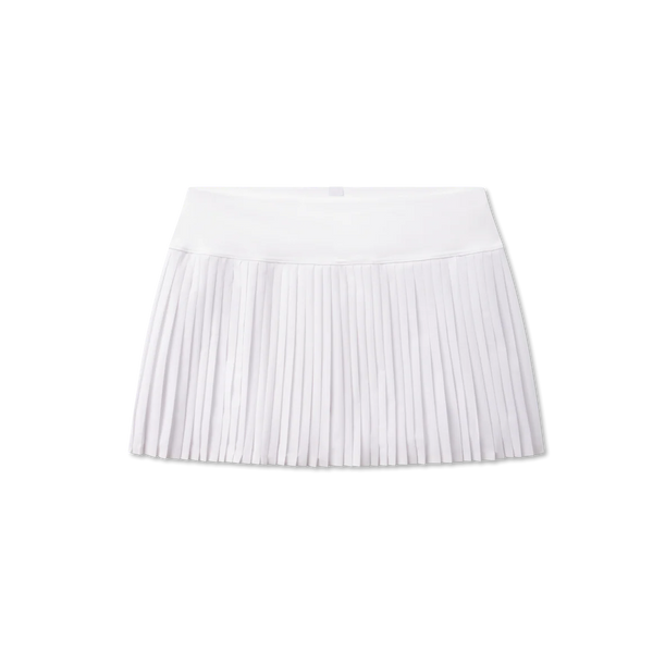 Jane Pleated Active Skirt - White
