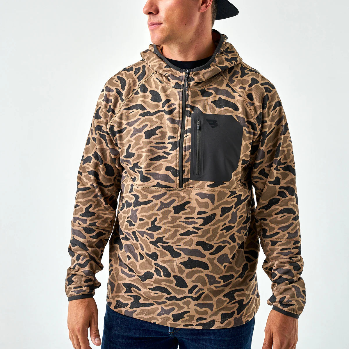 Blaze Tech Quarter Zip - Gauge Camo