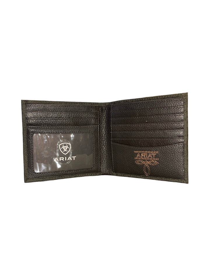 Bifold Bullhide Embroidered Logo Wallet