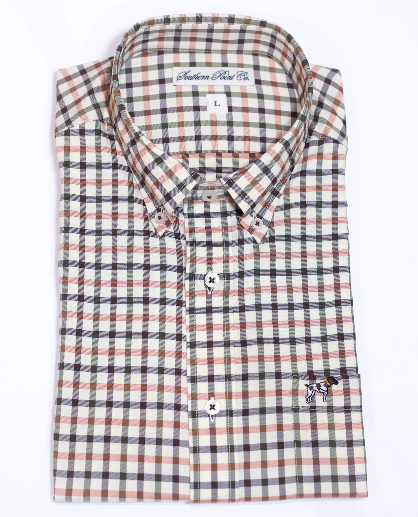 Hadley Luxe Long Sleeve Button Down - Burke Tattersall- Cypess