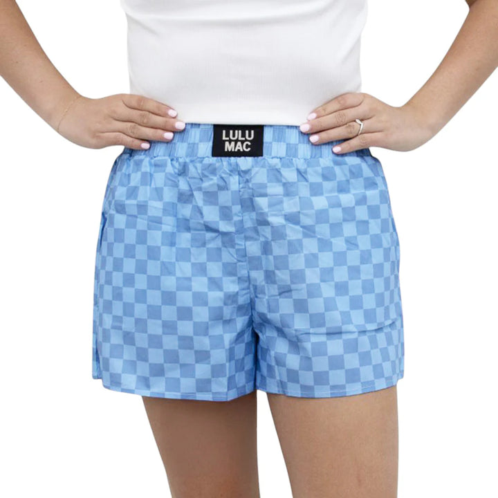 Boxer Short - Blue/ Blue Checker
