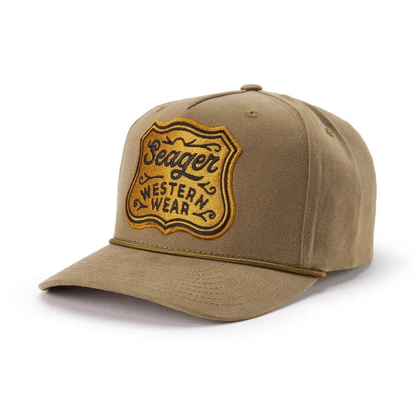 Badge Snapback-Olive