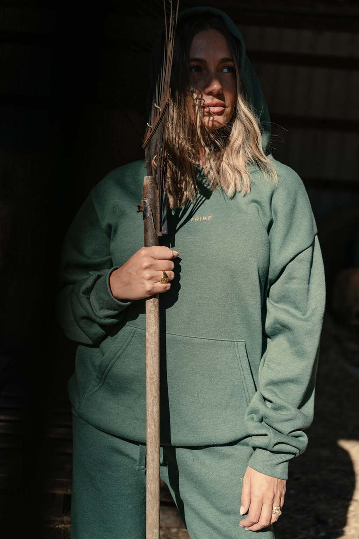 Butter Hoodie - Pine Green