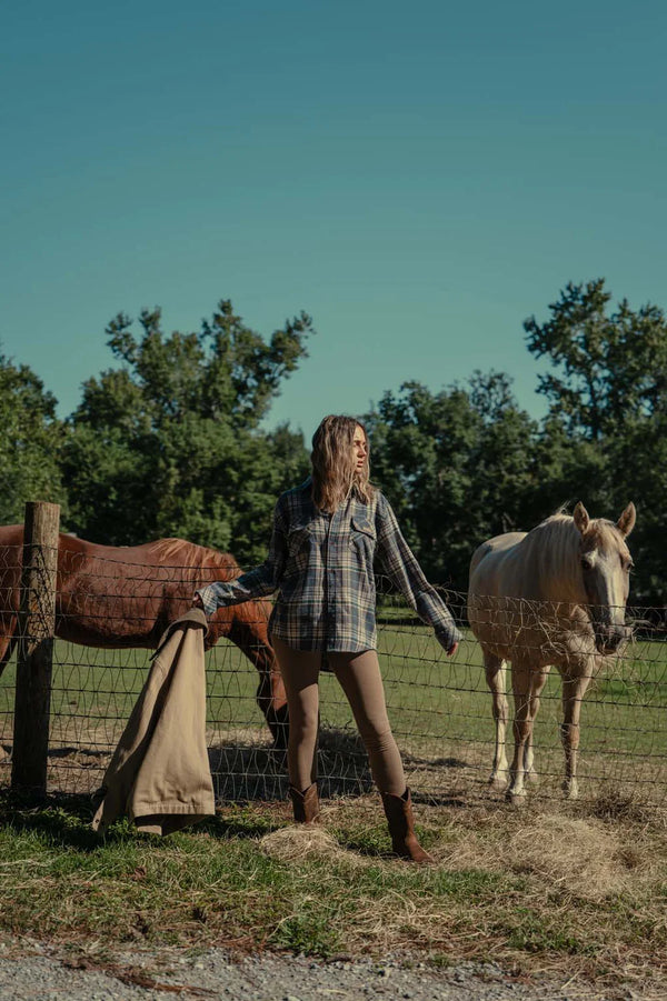 Ribbed Leggings - Driftwood