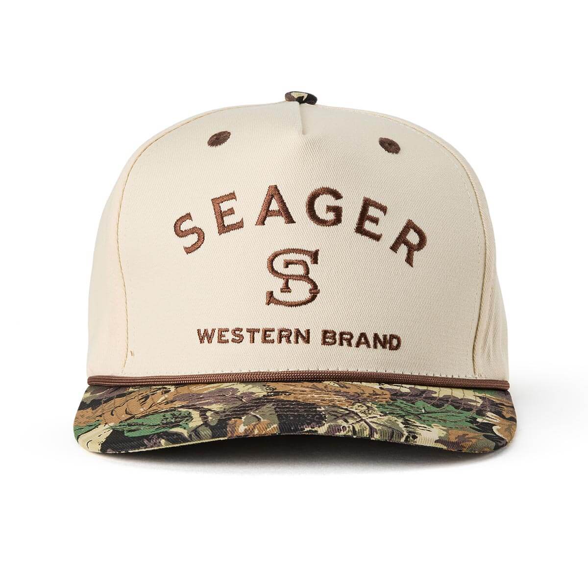 Branded Snapback Cream/Camo