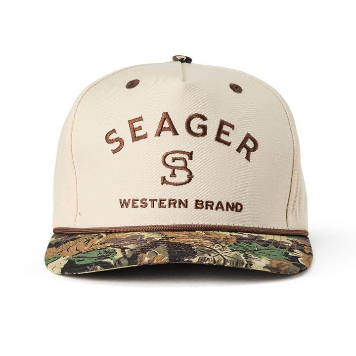 Branded Snapback Cream/Camo