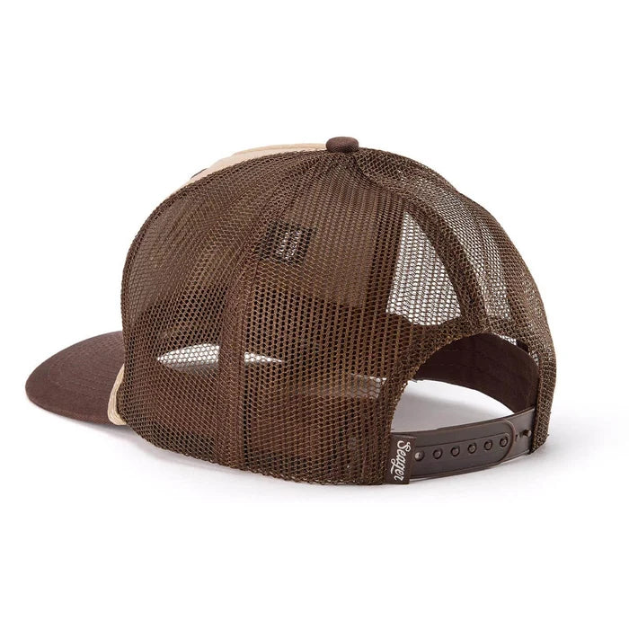 Branded Trucker Snapback- Khaki
