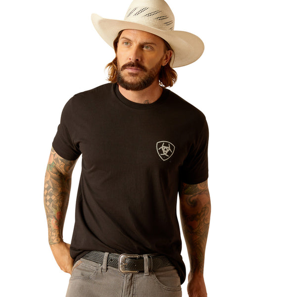 Ariat Cactus Flag Tee - Black