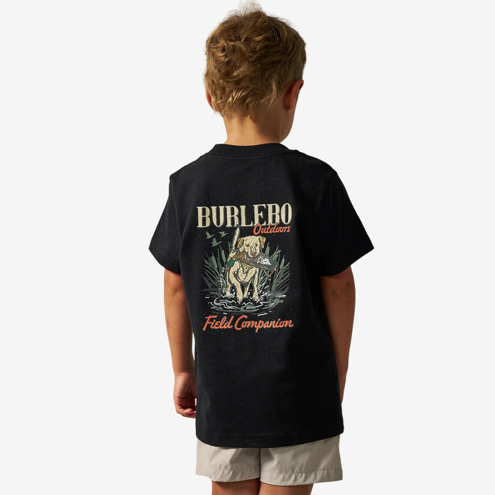 Youth Short Sleeve Tee - Field Companion - Black