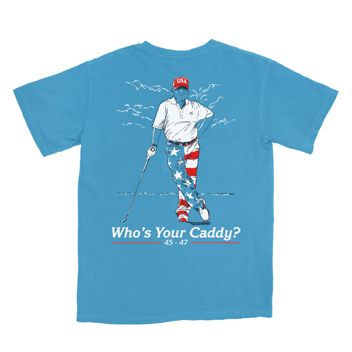 Who's Your Caddy 47 Tee - Royal Caribe