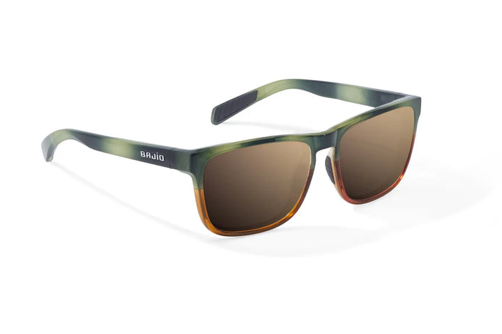 Calda Green Ochre Split Gloss with Copper Glass Lenses