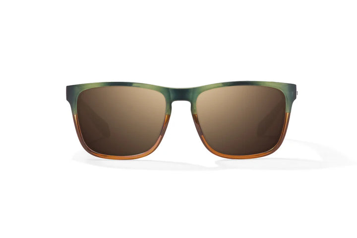 Calda Green Ochre Split Gloss with Copper Glass Lenses
