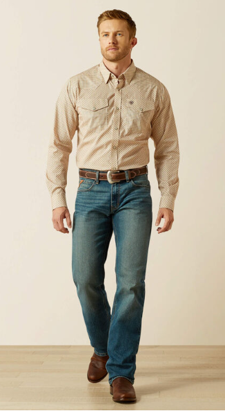 Wrinkle Free Eddie Fitted Shirt