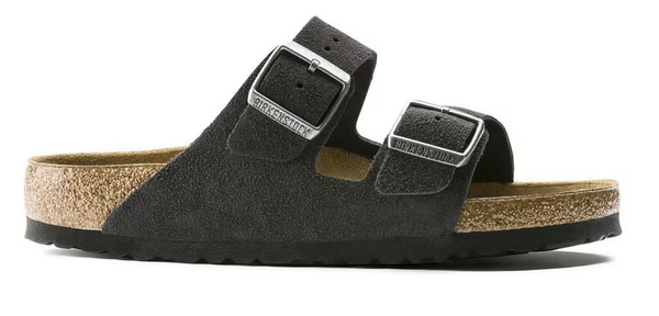 Arizona Soft Footbed Suede Leather - Velvet Gray