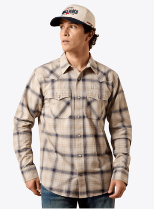 Retro Hudde Fitted Snap Shirt