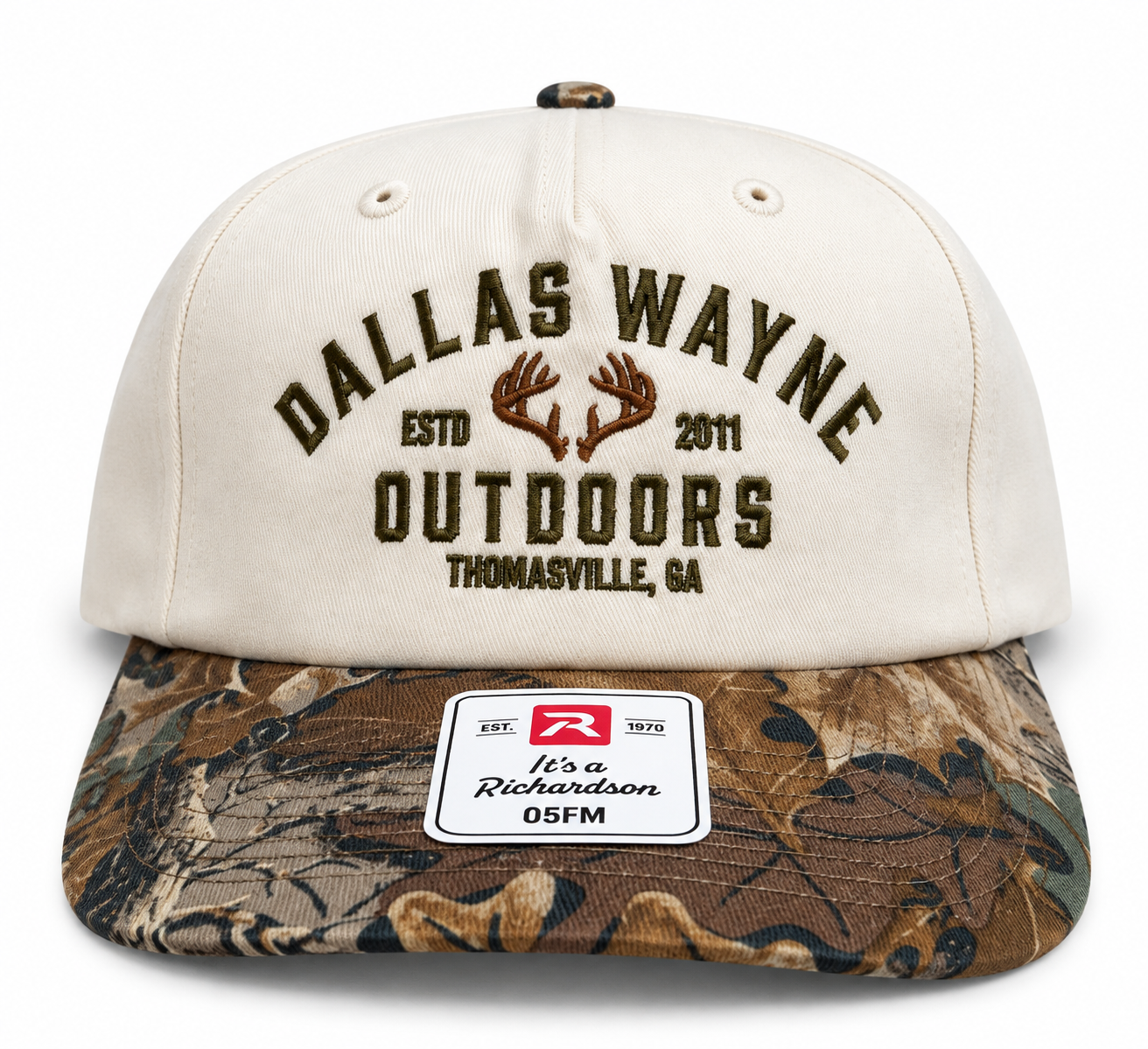 Dallas Wayne Field Hat - Back 40 - Cream & Realtree Advantage