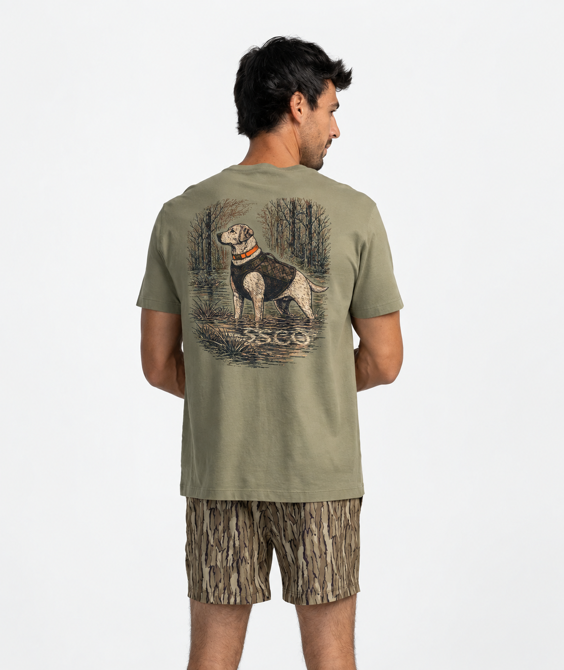 Blind Buddy Tee - Woodland Olive