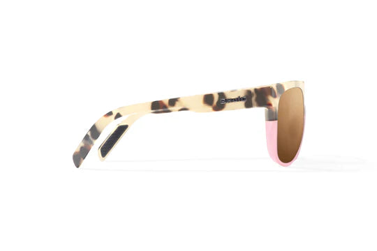 Chelem Tort-Rose Turtle with Copper Glass Lenses